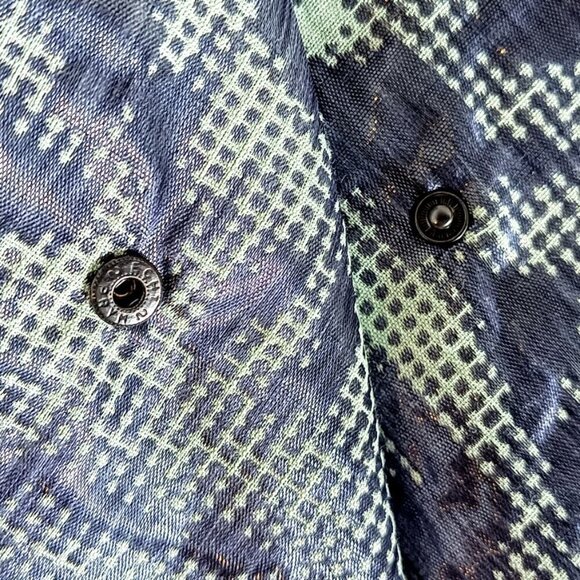 Chic Blue and White Floral Blazer - Picture 3 of 5